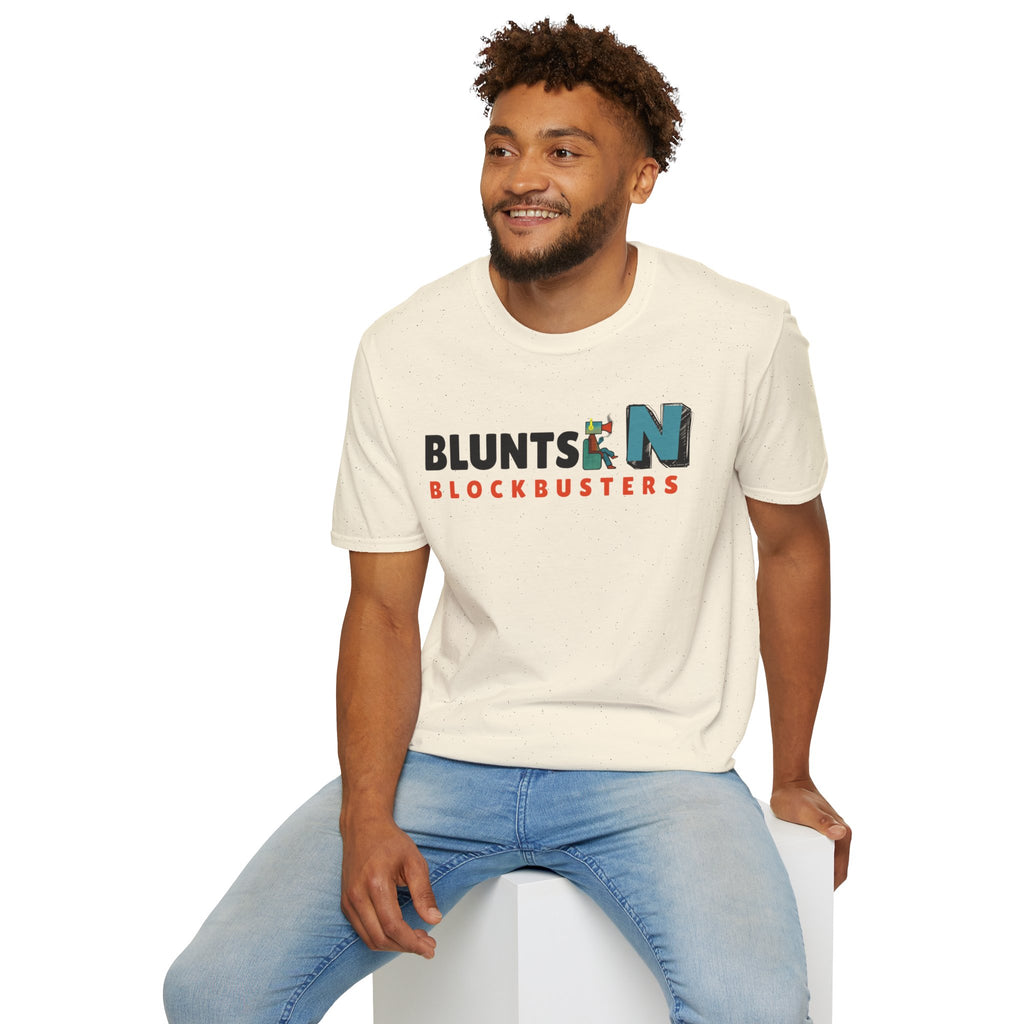 T-Shirt — "Blunts & Blockbusters" Graphic Tee