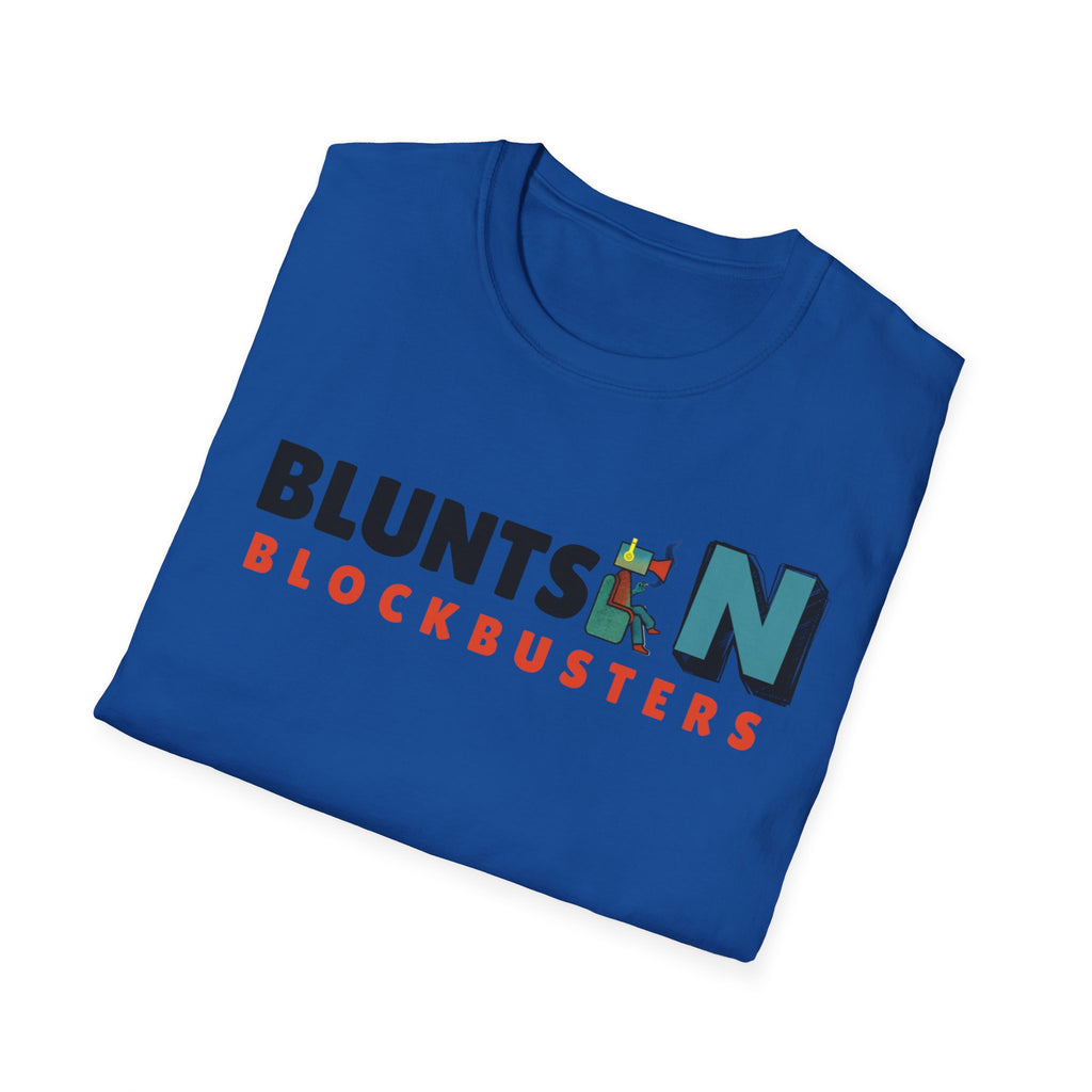 T-Shirt — "Blunts & Blockbusters" Graphic Tee