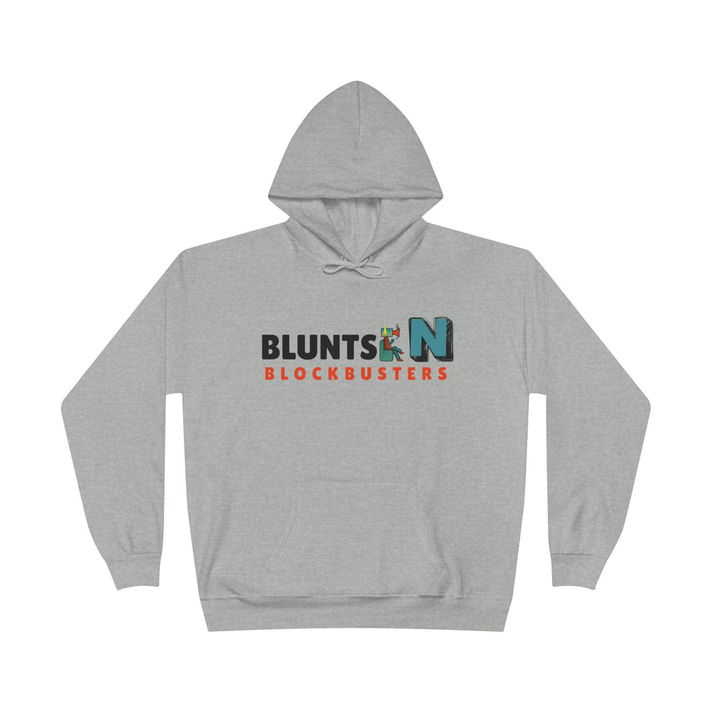 Blunts N' Blockbusters Logo Hoodie — Retro Movie Night Pullover