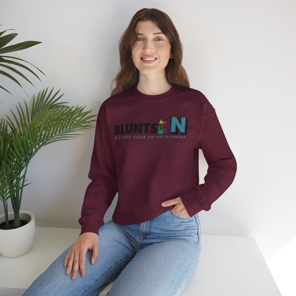 Blunts N' "Elevate Your Entertainment" Crewneck Sweatshirt