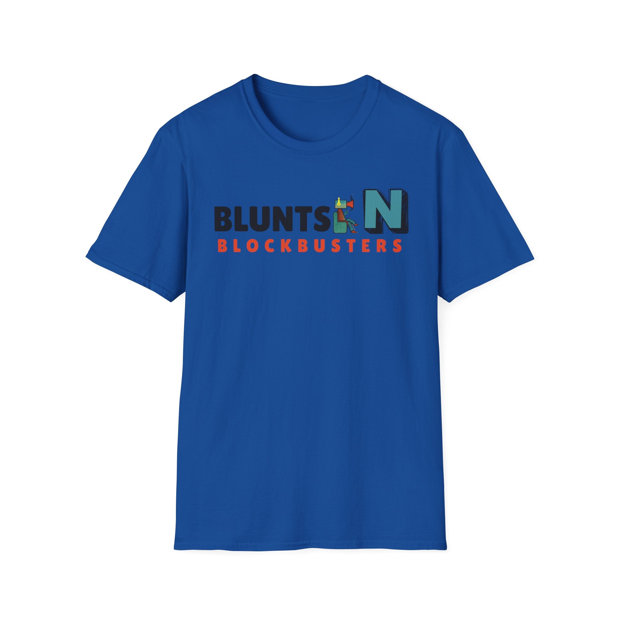 T-Shirt — "Blunts & Blockbusters" Graphic Tee
