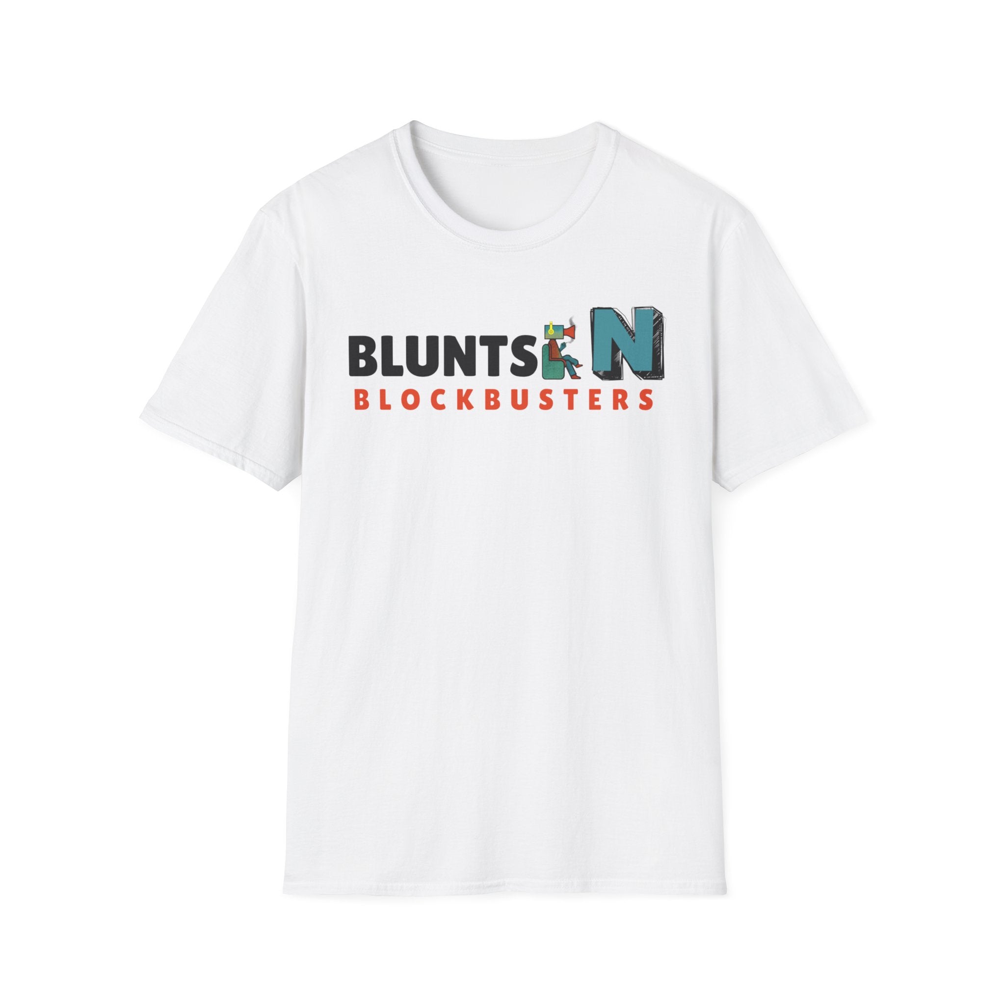 T-Shirt — "Blunts & Blockbusters" Graphic Tee