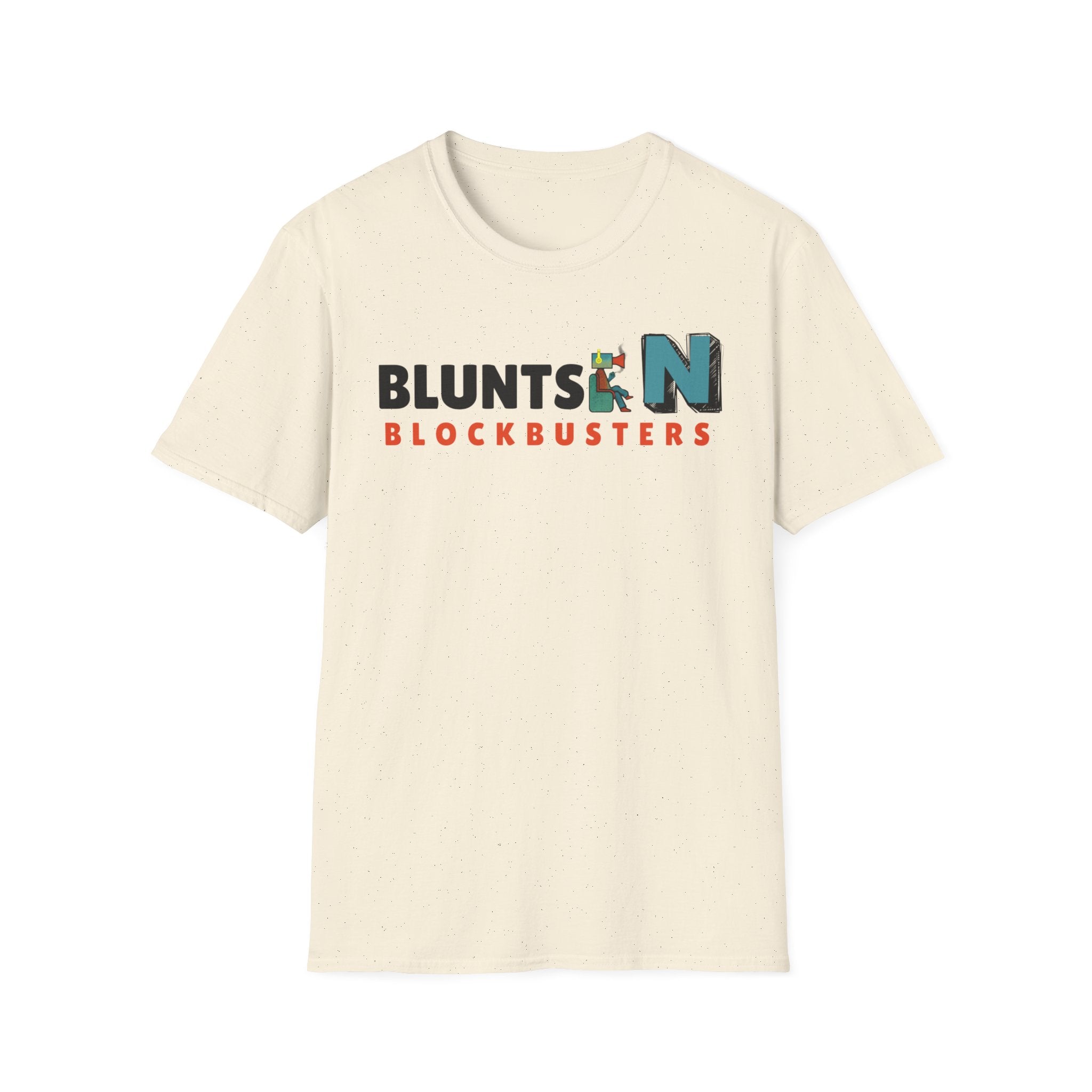 T-Shirt — "Blunts & Blockbusters" Graphic Tee