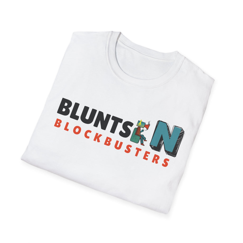 T-Shirt — "Blunts & Blockbusters" Graphic Tee