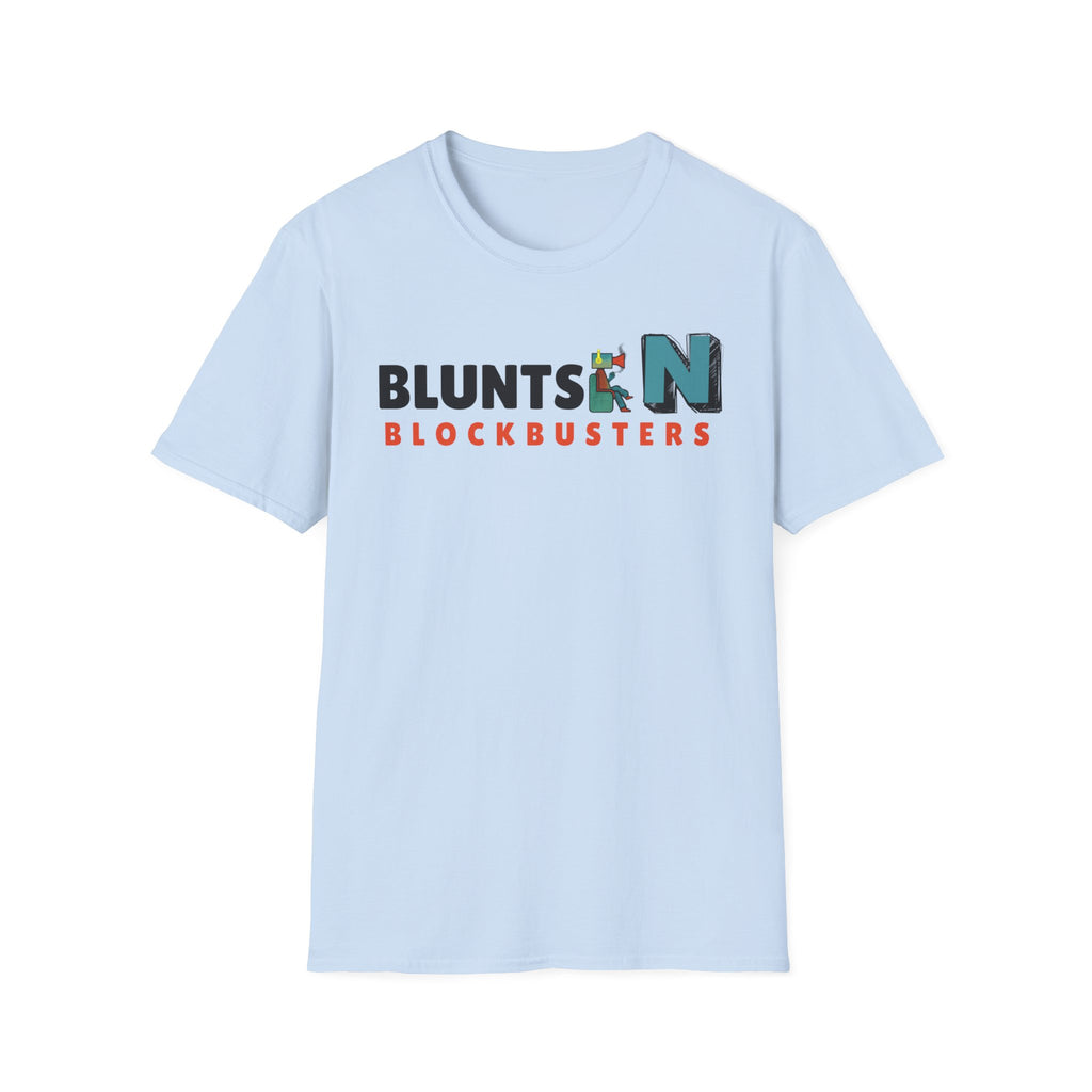T-Shirt — "Blunts & Blockbusters" Graphic Tee