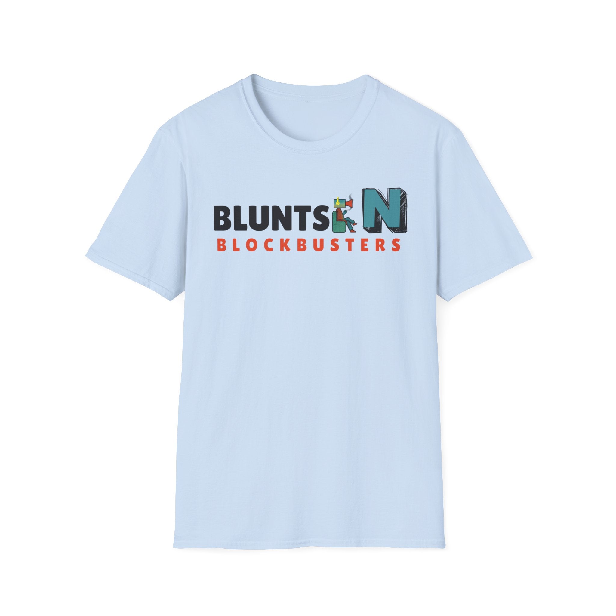 T-Shirt — "Blunts & Blockbusters" Graphic Tee