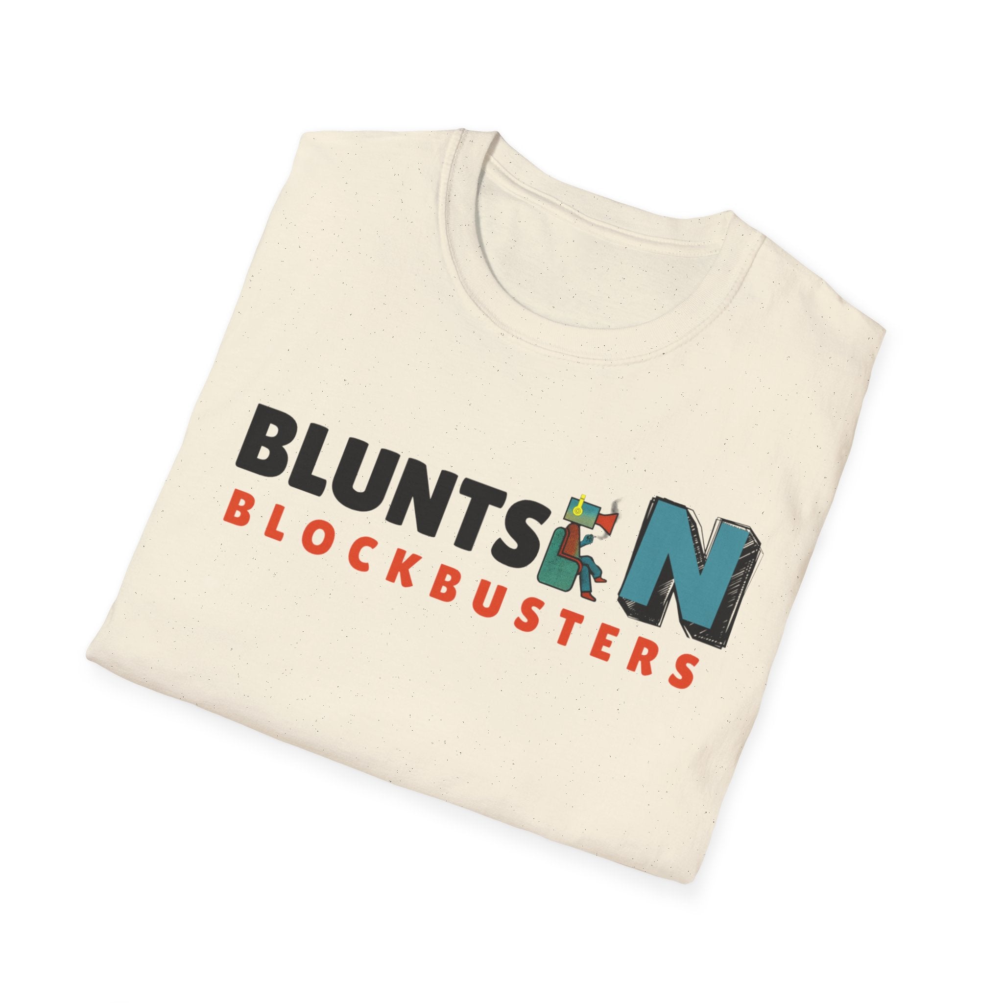 T-Shirt — "Blunts & Blockbusters" Graphic Tee